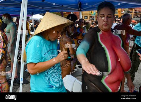 nyc bodypainting|Pacific Press